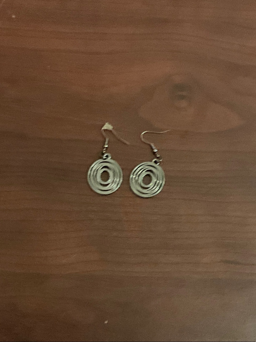 🐚2/$14 Silver Spiral Drop Earrings - Women's Fashion Jewelry